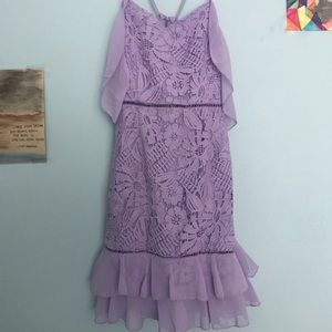 LILAC LACE DRESS